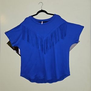 🩷 Fringed Top NWOT